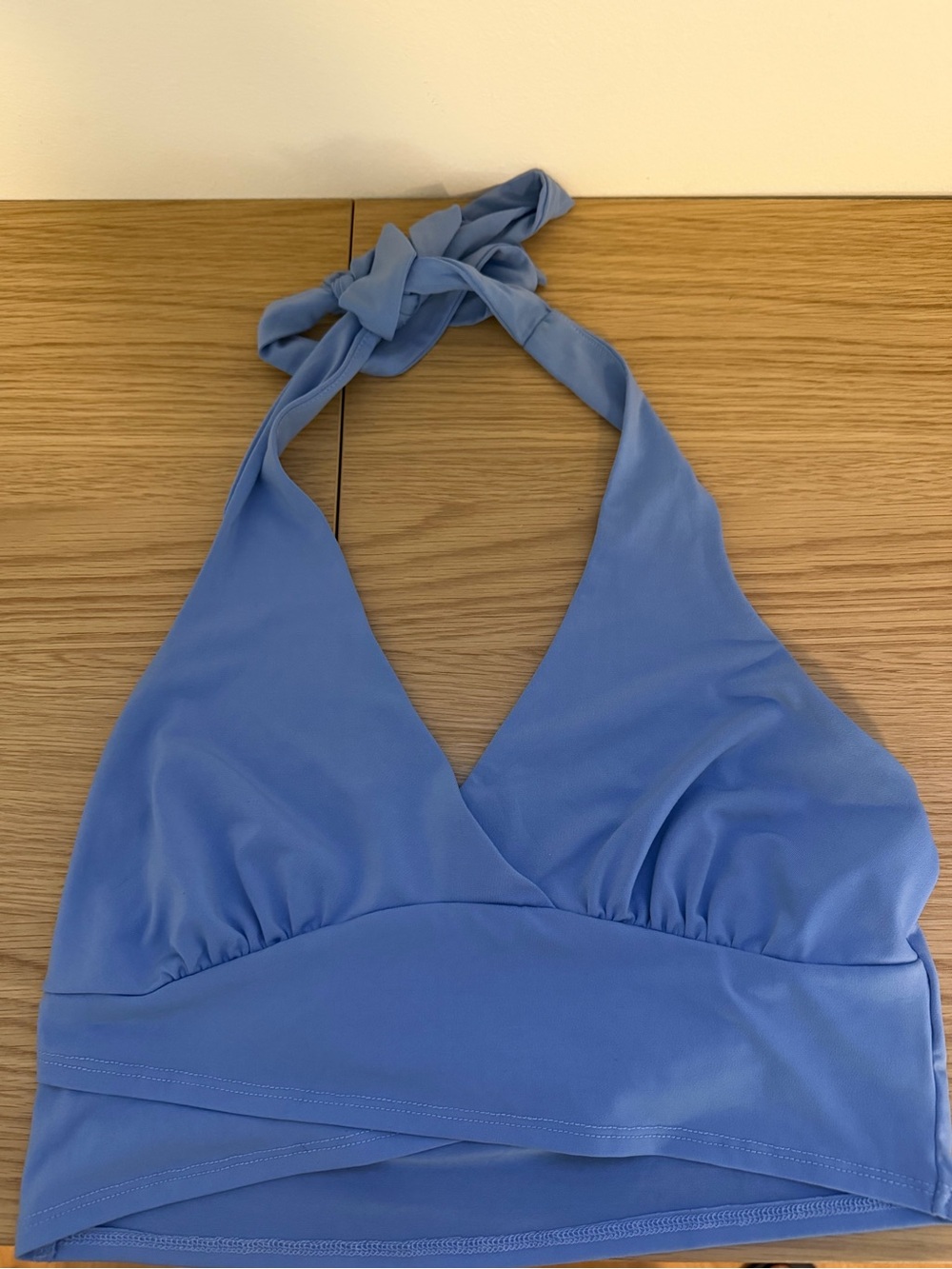 Light Periwinkle Halter Crop Top - Women's